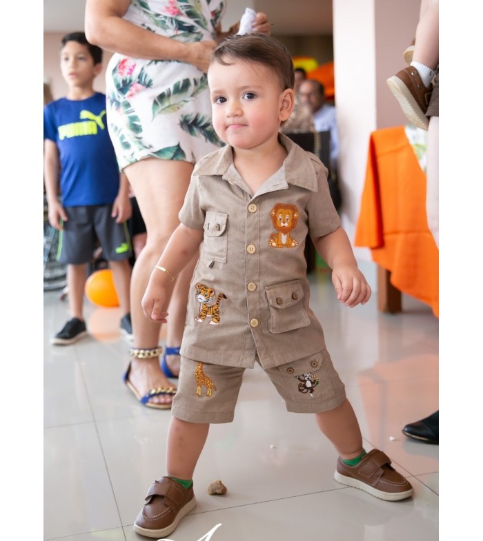 Roupa safari 1 aninho cheap
